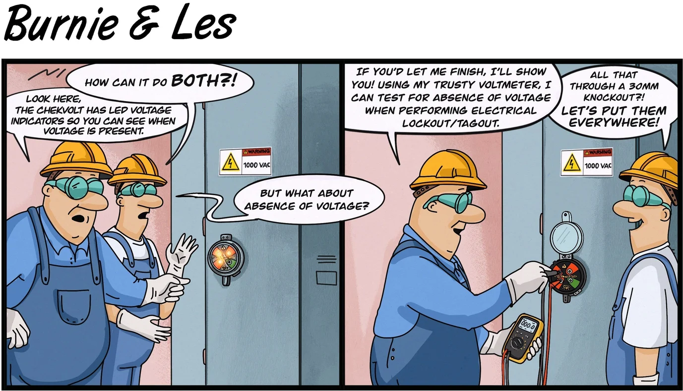 Burnie and Les CheckVolt 1